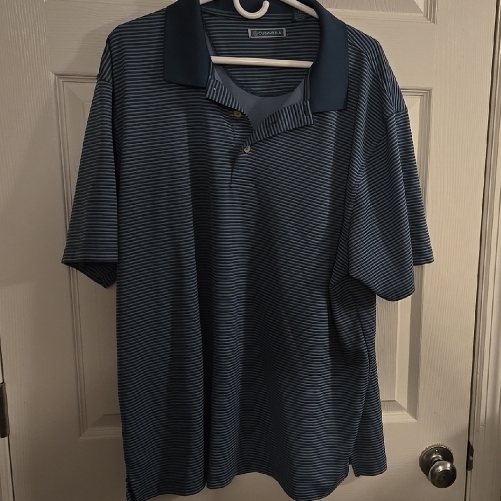 Cubavera Green Polo Xxl